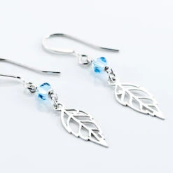 Boucles D'oreilles Pendantes Angelika Argent Blanc Pierre De Synthese -Histoire d'Or FAOFBXB174 view2