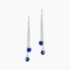 Boucles D'oreilles Lidiwine Argent Blanc Oxyde