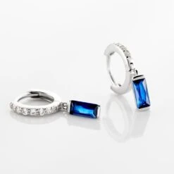 Créoles Argent Blanc Irenion Oxydes De Zirconium -Histoire d'Or FAOFBZB191 view2