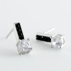Boucles D'oreilles Puces Regilla Argent Oxyde De Zirconium -Histoire d'Or FAOFBZD295 view2