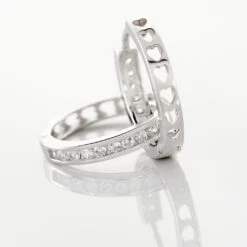 Créoles Calissa Argent Blanc Oxyde De Zirconium 7 Créoles Calissa Argent Blanc Oxyde De Zirconium -Histoire d'Or FAOFBZW0KF view2