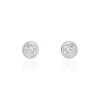 Boucles D'oreilles Pendantes Abha Argent Blanc Oxyde De Zirconium