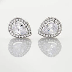 Boucles D'oreilles Puces Pilar Argent Blanc Oxyde De Zirconium -Histoire d'Or FAOFBZW12O view2