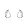 Boucles D'oreilles Puces Argent Blanc Sylvan Oxydes De Zirconium