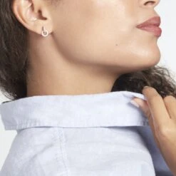 Boucles D'oreilles Pendantes Cajetan Argent Oxyde De Zirconium -Histoire d'Or FAOFBZW1R0 model0