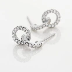 Boucles D'oreilles Pendantes Cajetan Argent Oxyde De Zirconium -Histoire d'Or FAOFBZW1R0 view2