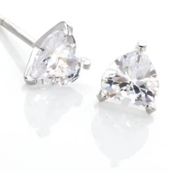 Boucles D'oreilles Puces Argent Blanc Schull Oxydes De Zirconium -Histoire d'Or FAOFBZW1TS view3