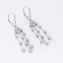 Boucles D'oreilles Pendantes Argent Blanc Wilford Oxyde -Histoire d'Or FAOFBZW1V1 view2