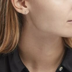 Boucles D'oreilles Puces Allegra Argent Blanc Oxyde De Zirconium -Histoire d'Or FAOFBZW1VY model0