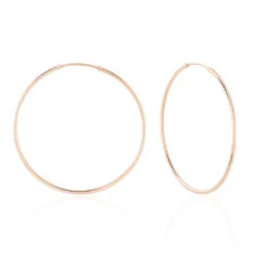 Créoles Argent Rose Olympia