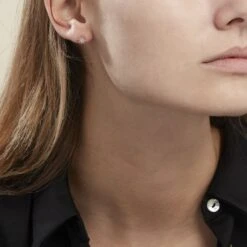 Boucles D'oreilles Puces Argent Rose Donella Oxyde De Zirconium 7 Boucles D'oreilles Puces Argent Rose Donella Oxyde De Zirconium -Histoire d'Or FAOFRZW463 model0