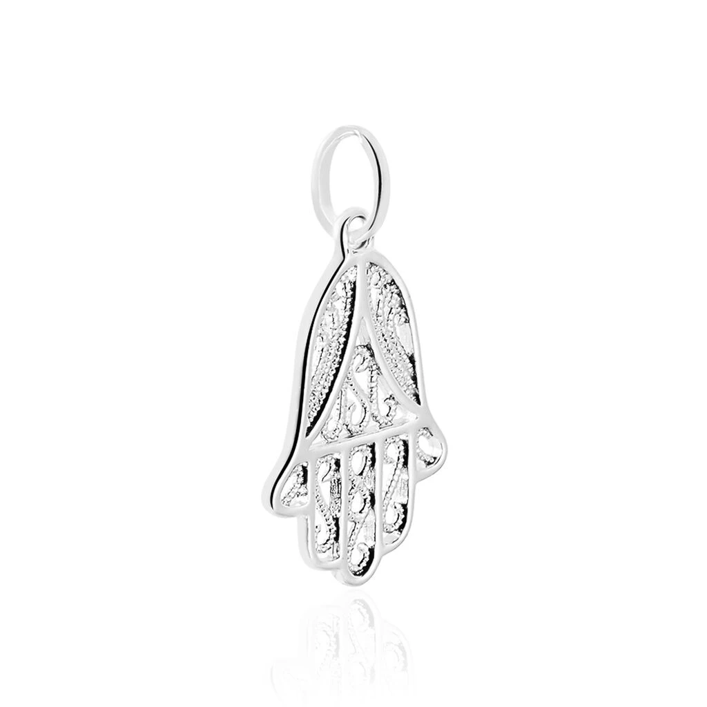 Pendentif Luce-marie Argent Blanc 2 Pendentif Luce-marie Argent Blanc – Image 2