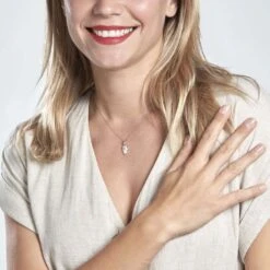 Pendentif Amelot Argent Blanc Oxyde De Zirconium -Histoire d'Or FAPFBZW371 model0