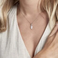 Pendentif Amelot Argent Blanc Oxyde De Zirconium -Histoire d'Or FAPFBZW371 model1