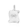 Pendentif Zodiaque Parchemin Argent Blanc