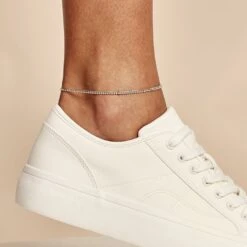 Chaîne De Cheville Marie-nicaise Argent Blanc -Histoire d'Or FAZFBW0197 model0