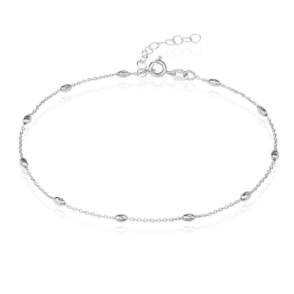 Chaîne De Cheville Millia Argent Blanc 1 Chaîne De Cheville Millia Argent Blanc