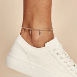 Chaîne De Cheville Azou Argent Blanc -Histoire d'Or FAZFBW0271 model0