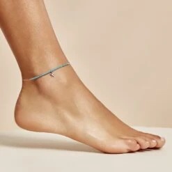 Chaîne De Cheville Argent Blanc Noga Miyuki -Histoire d'Or FAZFBXT002 model0