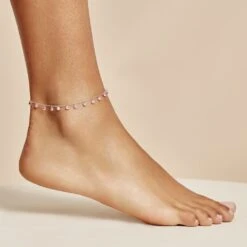 Chaîne De Cheville Carolaine Argent Blanc Oxyde De Zirconium -Histoire d'Or FAZFBZS004 model0