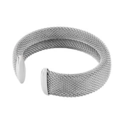 Bracelet Jonc Joncia Acier Blanc -Histoire d'Or FIBFBW0130 view1