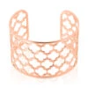 Bracelet Manchette Nevenka Acier Rose
