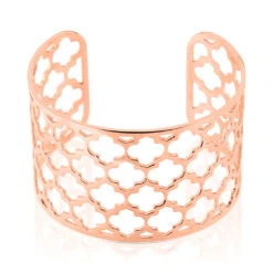 Bracelet Manchette Nevenka Acier Rose