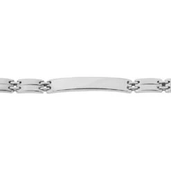 Bracelet Identité Isidore Acier Blanc -Histoire d'Or FIBHBW0019 view1