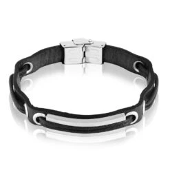 Bracelet Nathan Acier Blanc