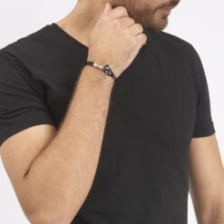 Bracelet Cedric Acier Blanc -Histoire d'Or FIBHBW0876 view3