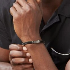 Bracelet Yannik Acier Blanc -Histoire d'Or FIBHBW0929 model2