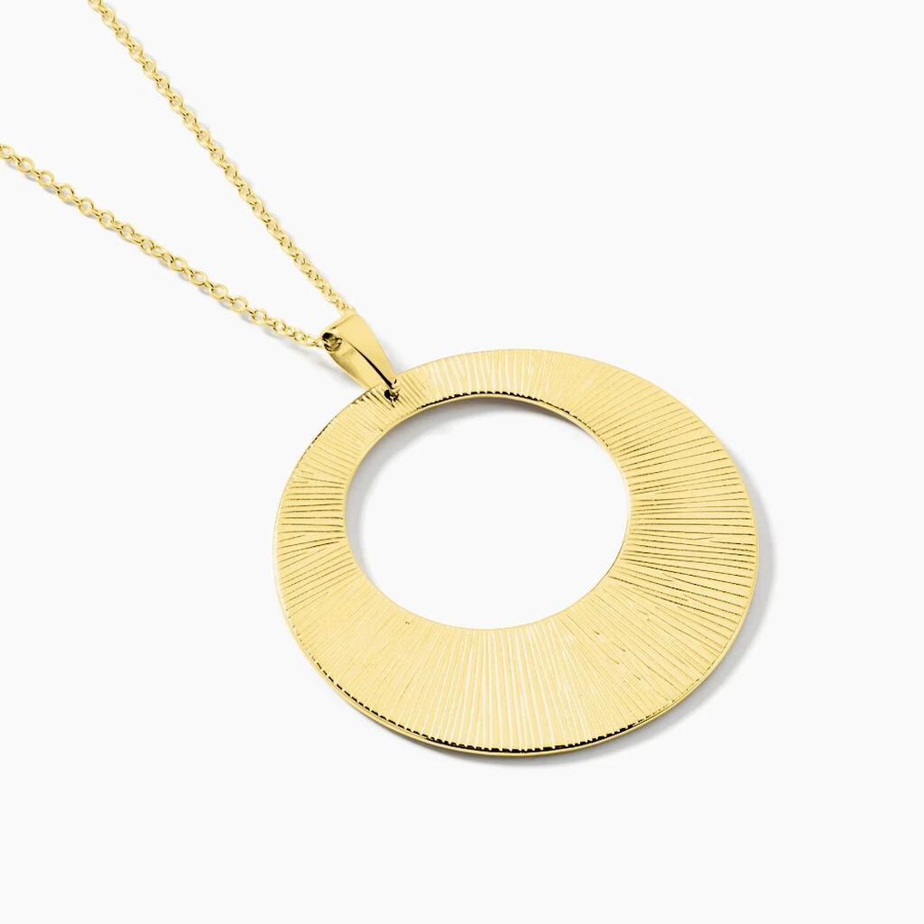 Collier Sautoir Acier Doré Rohan 2 Collier Sautoir Acier Doré Rohan – Image 2