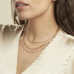 Collier Abiel Acier Doré -Histoire d'Or FICFJW0085 model0