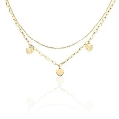 Collier Gayla Acier Doré