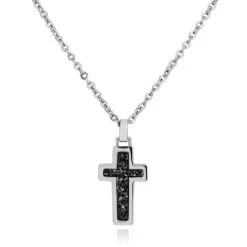 Collier Volcan Acier Blanc