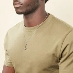 Collier Cedric Acier Blanc -Histoire d'Or FICHBW0371 model1