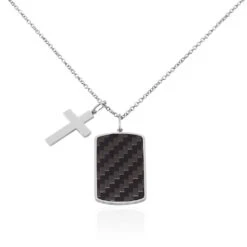 Collier Akim Acier Blanc