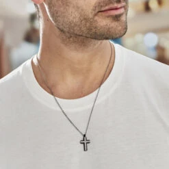 Collier Moletee Acier Blanc -Histoire d'Or FICHBW0416 model0