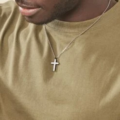 Collier Moletee Acier Blanc -Histoire d'Or FICHBW0416 model1