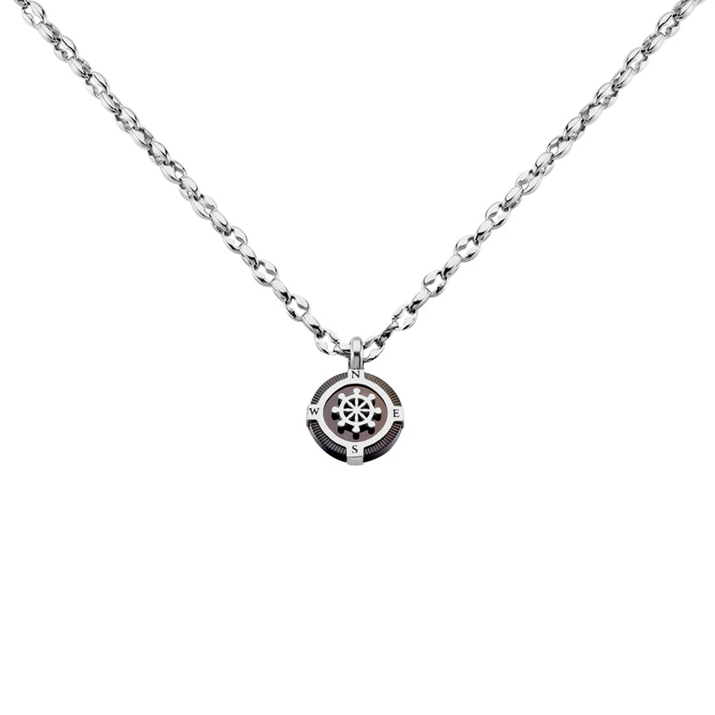 Collier Acier Blanc Kyliann 1 Collier Acier Blanc Kyliann