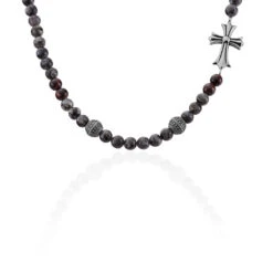 Collier Palome Acier Gris