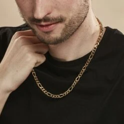 Collier Maille Acier Doré Virgil -Histoire d'Or FICHJW0004 model0