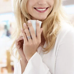 Bague Shailys Acier Blanc 7 Bague Shailys Acier Blanc -Histoire d'Or FIDFBW0181 model0