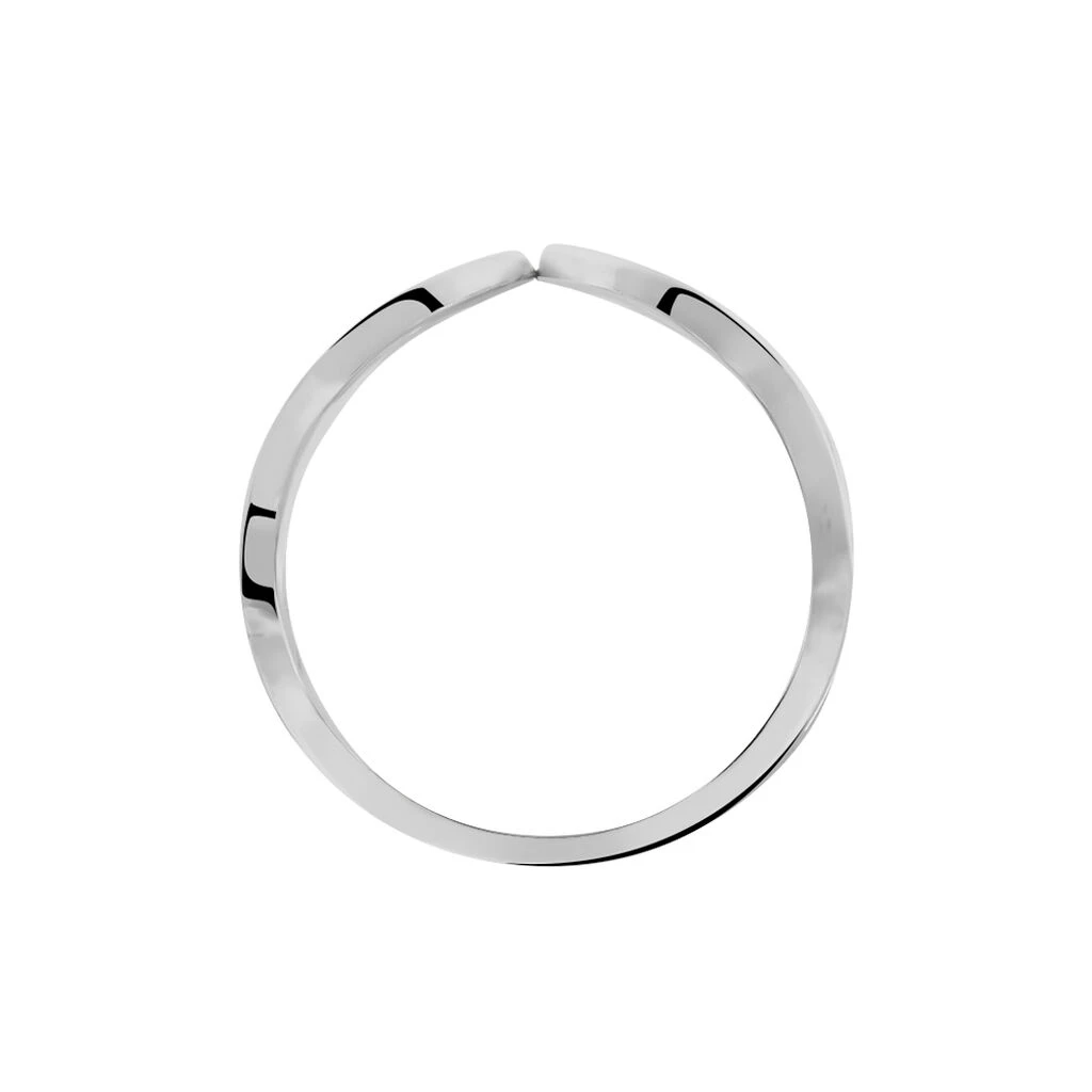 Bague Shailys Acier Blanc 3 Bague Shailys Acier Blanc – Image 3
