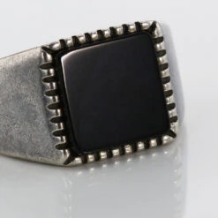 Bague Lenie Acier Blanc Agate -Histoire d'Or FIDHBFN001 view3