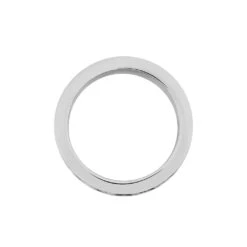 Bague Gaston Acier Blanc 9 Bague Gaston Acier Blanc -Histoire d'Or FIDHBW0311 view2