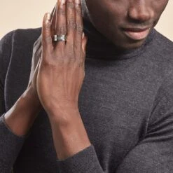 Bague Acier Blanc Walder 11 Bague Acier Blanc Walder -Histoire d'Or FIDHBW0325 model1