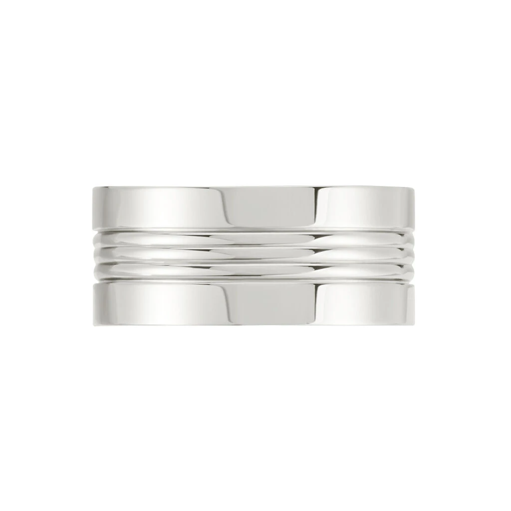 Bague Acier Blanc Walder 2 Bague Acier Blanc Walder – Image 2