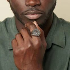 Bague Acier Vieillit Ron -Histoire d'Or FIDHGW0041 model1