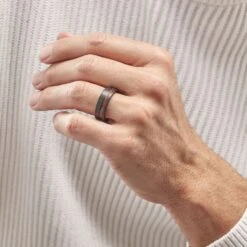 Bague Acier Noir Javiere -Histoire d'Or FIDHNW0023 model1